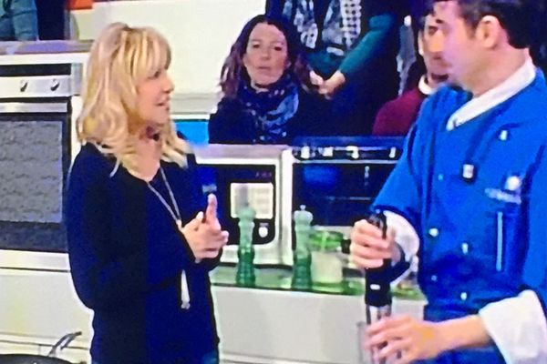 Ristorante Pepenero a San Miniato, selfie Chef Gilberto Rossi con ospiti Vip