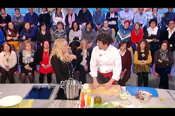Ristorante Pepenero a San Miniato, selfie Chef Gilberto Rossi con ospiti Vip