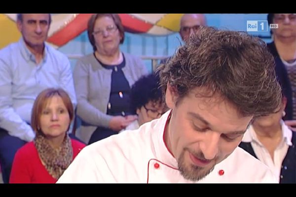 Ristorante Pepenero a San Miniato, selfie Chef Gilberto Rossi con ospiti Vip